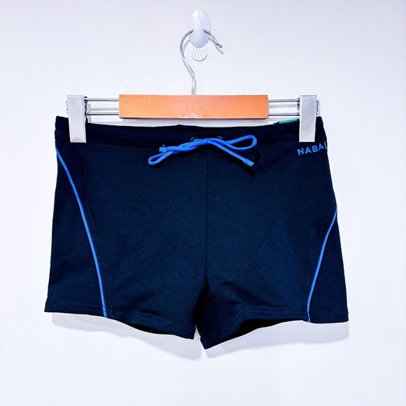 NABAIJI Black and blue swim trunks - Picture 3 of 8